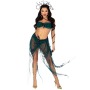 Эротический костюм Медузы Горгоны Leg Avenue Medusa Costume S, топ, юбка, нарукавники, украшения