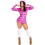 Комбинезон-костюм кошечки Leg Avenue Comfy Cheshire XS, с капюшоном