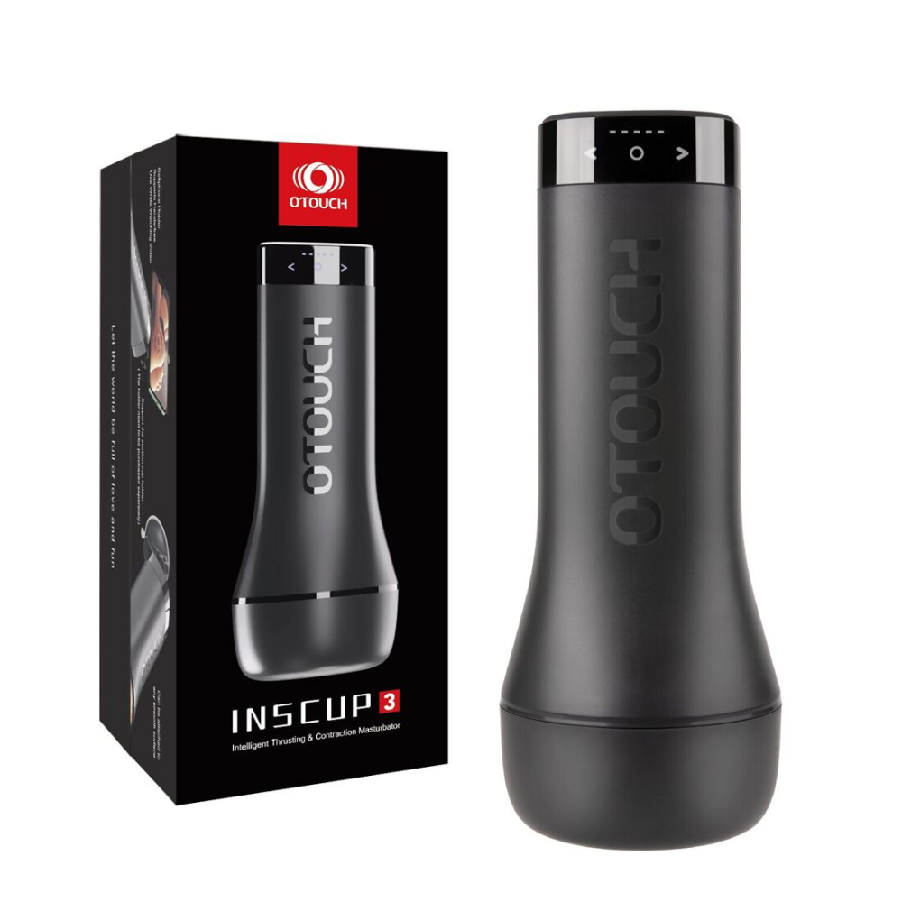 Мастурбатор Otouch INSCUP 3, движение вперед-назад плюс сжатие стенок, сенсорное управление