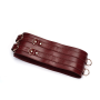 Кожаный пояс для бондажа Liebe Seele Wine Red Waist Cuff, L Size