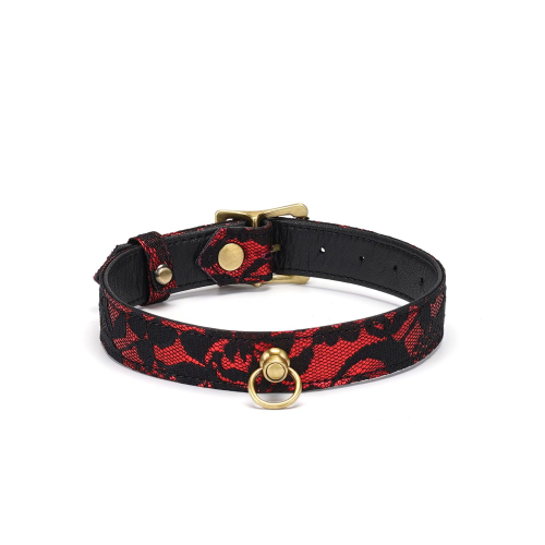 Чокер с кольцом для поводка Liebe Seele Victorian Garden Choker