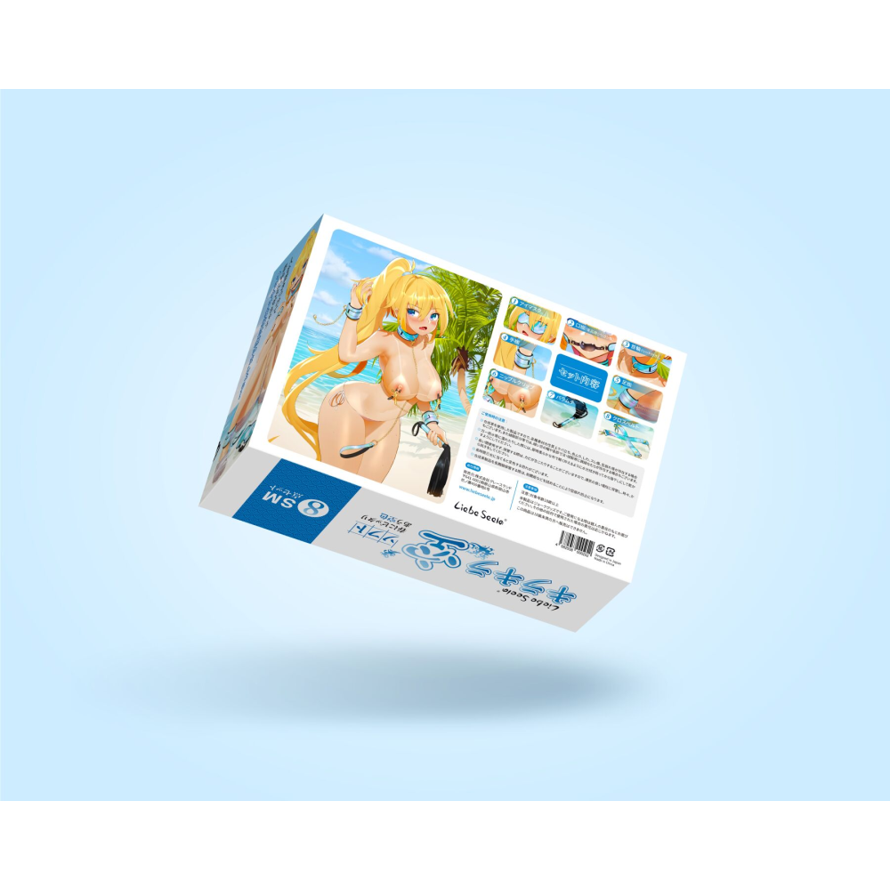 БДСМ-набор Liebe Seele Vivid Sky 8 Pieces Set, 8 аксессуаров, экокожа на бархатной основе