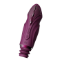Компактная смарт секс-машина Zalo – Sesh Velvet Purple, 2 насадки, пульт ДУ, кристалл Swarovski