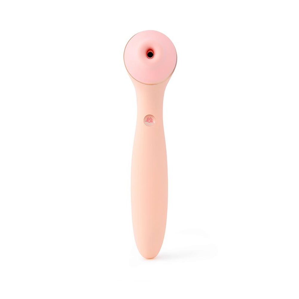 Вакуумный стимулятор с вибратором KISSTOY Polly Max Pink