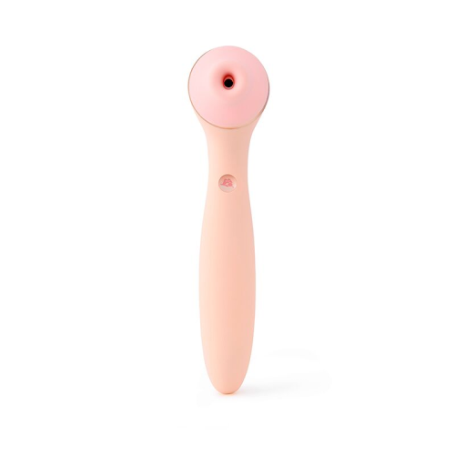 Вакуумный стимулятор с вибратором KISSTOY Polly Max Pink