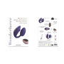 Виброяйцо с вакуумной клиторальной стимуляцией Love To Love Wonderlover MIDNIGHT INDIGO