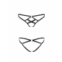 Трусики из стреп Passion Exclusive NICKY THONG L/XL, black