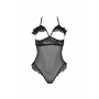 Эротическое боди Passion DOLLY BODY, L/XL, black, с открытыми чашками
