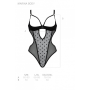 Эротическое боди Passion MARINA BODY, L/XL, black, с открытыми чашками