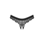 Трусики с доступом Obsessive Chemeris crotchless panties XS/S