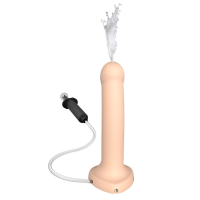 Кончающий фаллоимитатор Strap-On-Me Dildo Cum Flesh, диаметр 3,6см, силикон, насадка для страпона