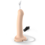Кончающий фаллоимитатор Strap-On-Me Dildo Cum Flesh, диаметр 3,6см, силикон, насадка для страпона