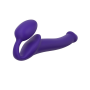 Безремневой страпон Strap-On-Me Violet M, полностью регулируемый, диаметр 3,3см