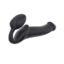 Безремневой страпон Strap-On-Me Black L, полностью регулируемый, диаметр 3,7см
