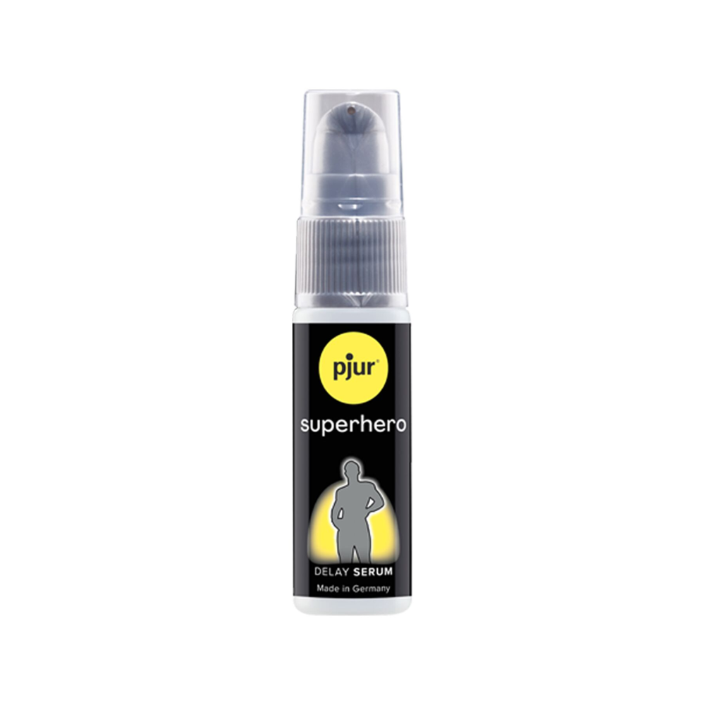 Пролонгирующий гель pjur Superhero Serum 20 мл, создает невидимую пленку снижающую чувствительность