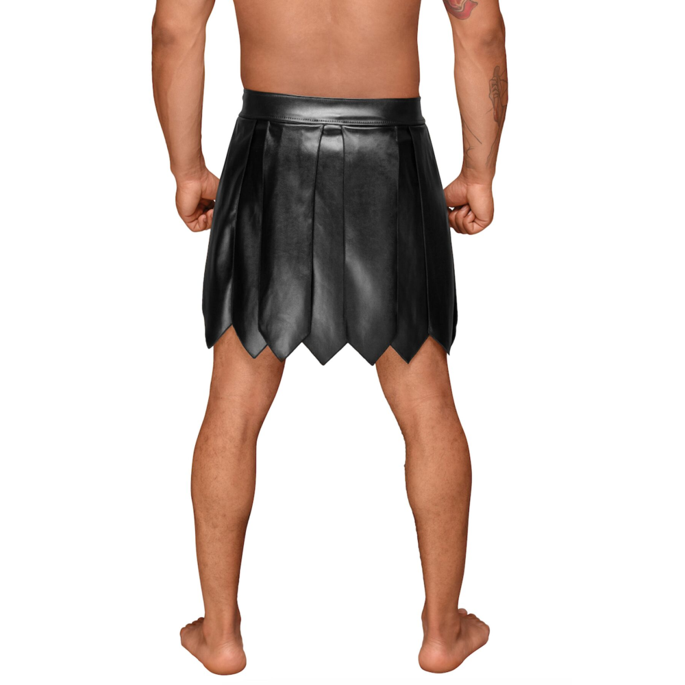 Мужская юбка гладиатора Noir Handmade H053 Eco leather men's gladiator skirt - XL