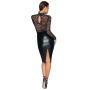 Платье Noir Handmade F228 Midi dress with soft lace top - L