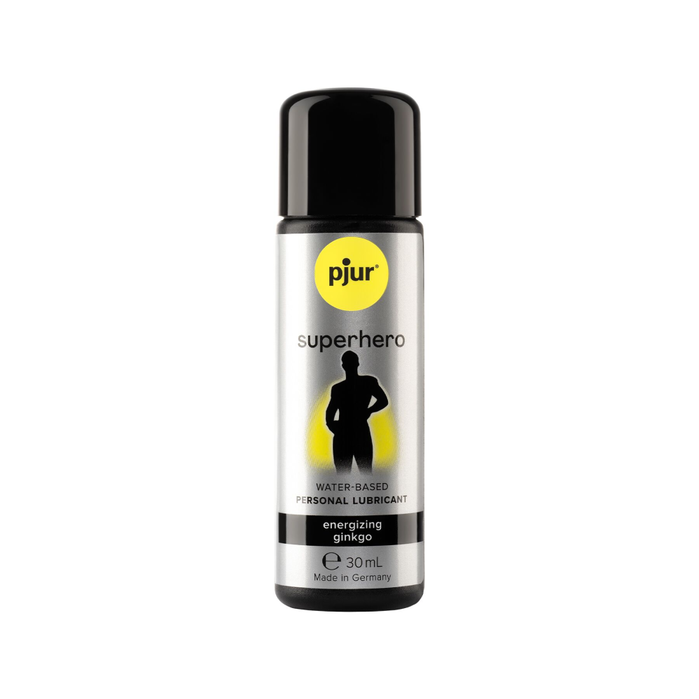 Стимулирующая смазка на водной основе pjur Superhero glide 30 мл, с экстрактом гинкго билоба