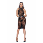 (SALE) Платье Noir Handmade F240 Midi tulle dress with velvet straps - L