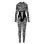 Комбинезон Noir Handmade F299 Enigma lace catsuit with underbust bodice - L