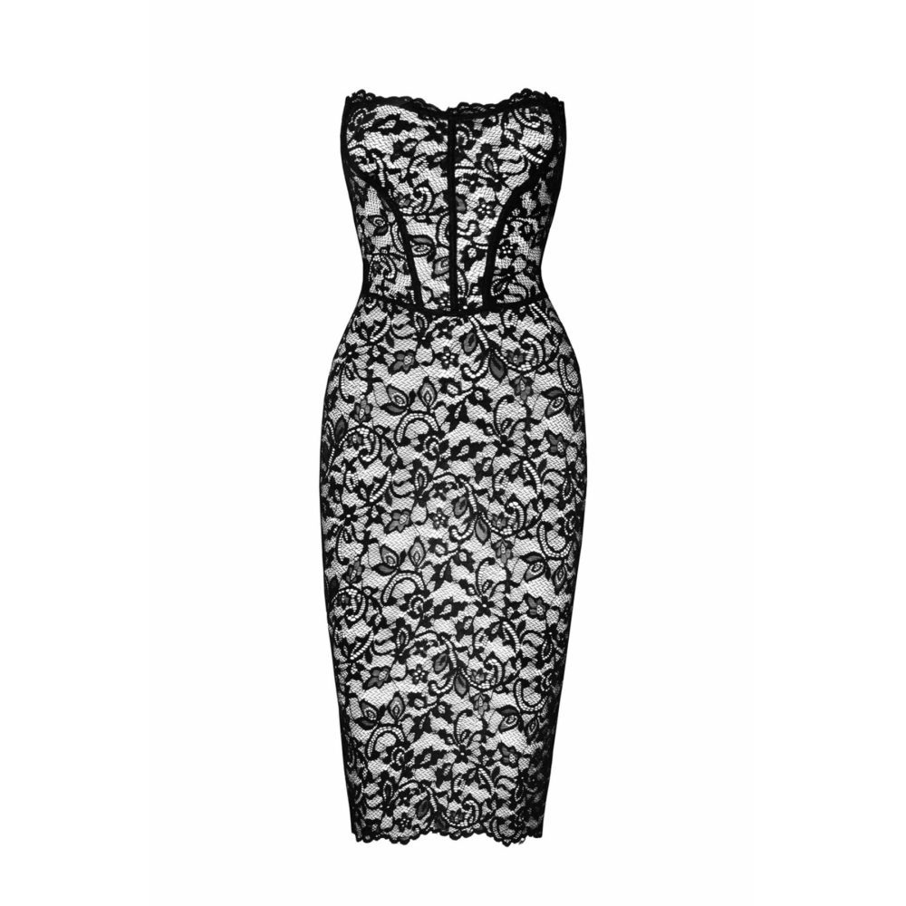 Платье Noir Handmade F301 Catalyst lace up midi dress - S