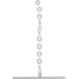 Платье Noir Handmade F307 Mirage wetlook mini dress with jewelry rhinestone chain - 3XL
