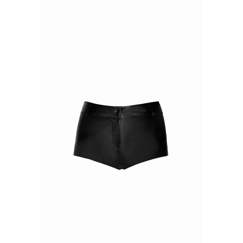 Шортики Noir Handmade F318 Wild crocodile printed wetlook shorts - XXL