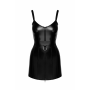 Платье Noir Handmade F320 Starlet wetlook minidress with ring belt - XL