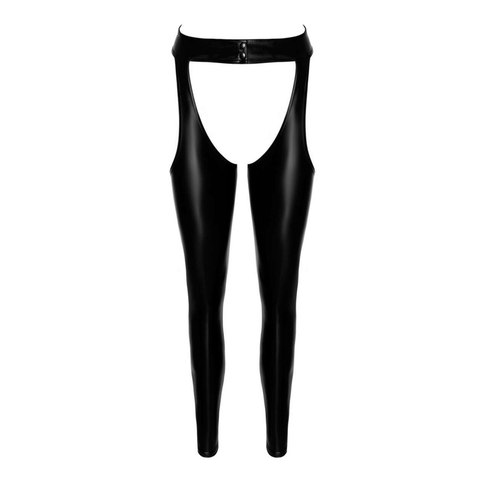 Леггинсы с открытыми бедрами Noir Handmade F323 Rebel wetlook chaps - 3XL
