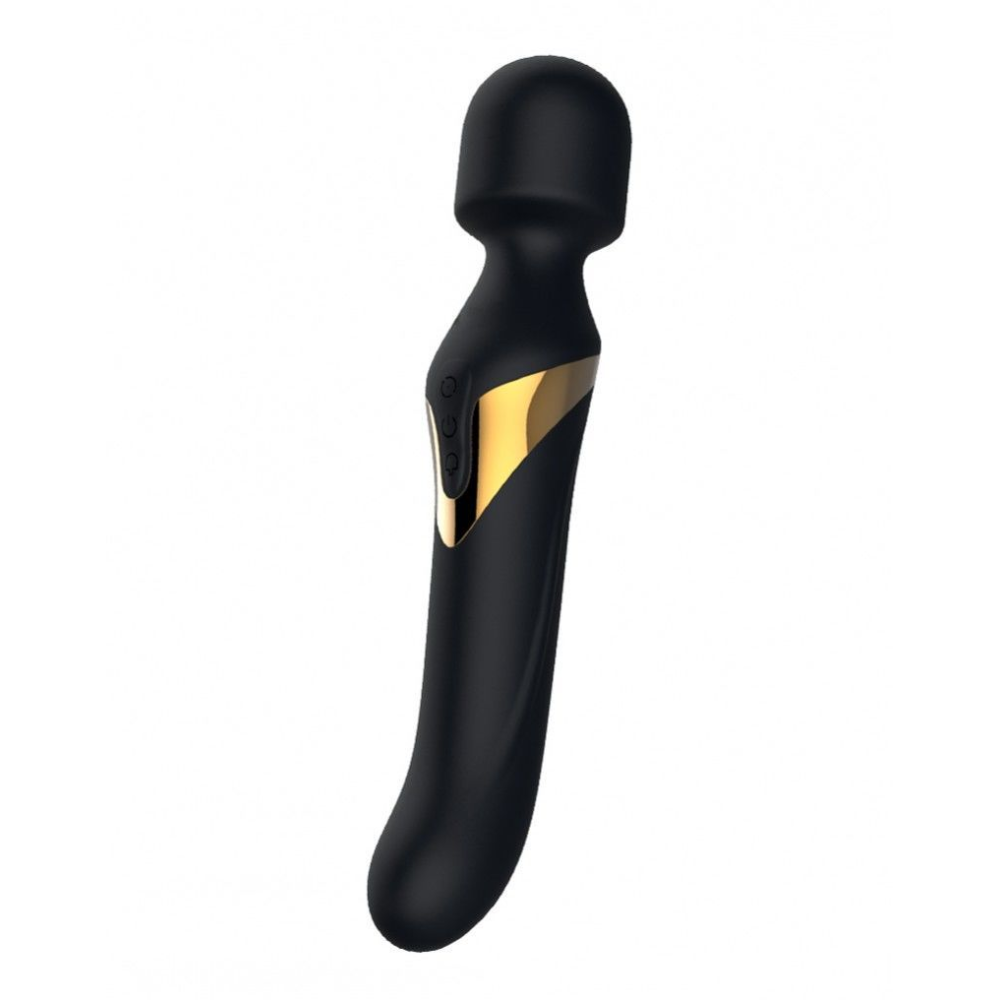 Вибромассажер 2в1 Dorcel Dual Orgasms Gold классический массажер и вибратор с жемчужным массажем