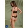 Комплект Passion DROSERA SET black, L/XL, сетка+кружево, бюстье и трусики танга