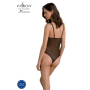 Боди Passion KERRIA BODY black, XXL/XXXL, с высокими вырезами и верхом балконет