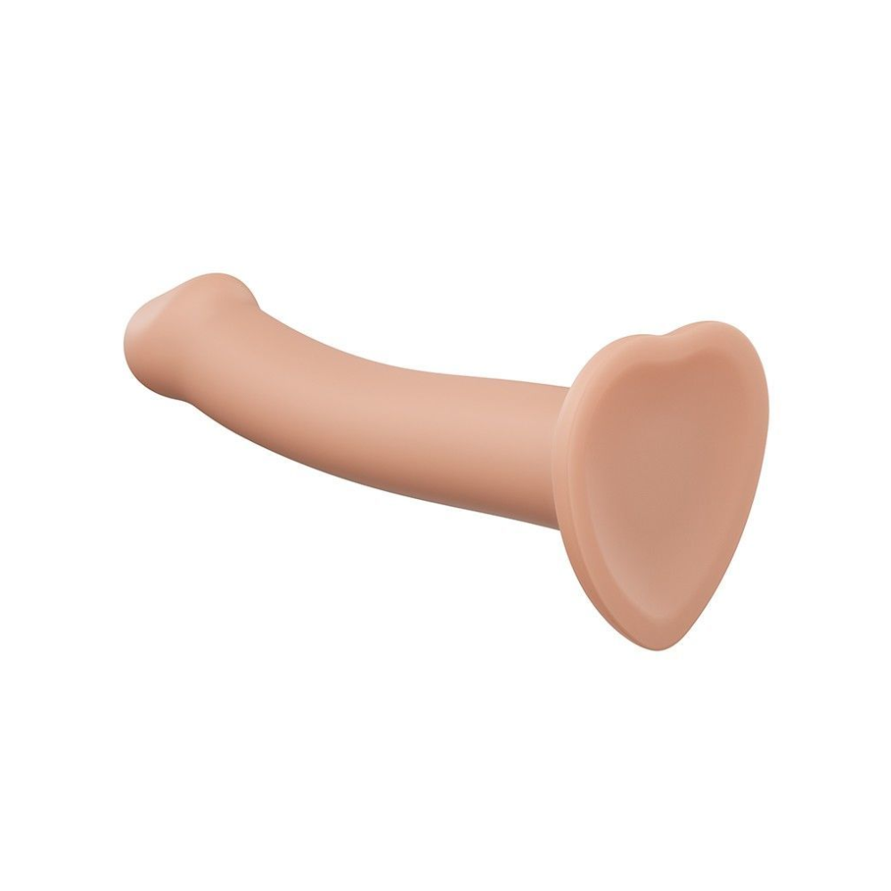 Насадка для страпона Strap-On-Me Dual Density Dildo Flesh L, диаметр 3,7см, двухслойная, гибкая