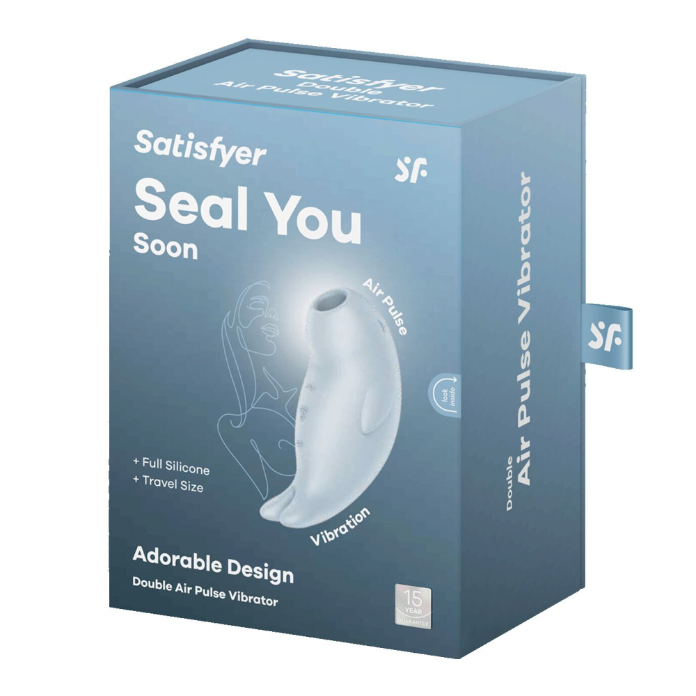 Вакуумный клиторальный стимулятор с вибрацией Satisfyer Seal You Soon, 2 независимых мотора