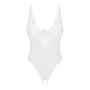 Боди з доступом Obsessive Alissium crotchless teddy, XS/S, лиф с мягкой чашкой, высокие трусики