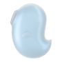 Вакуумный клиторальный стимулятор с вибрацией Satisfyer Cutie Ghost Blue