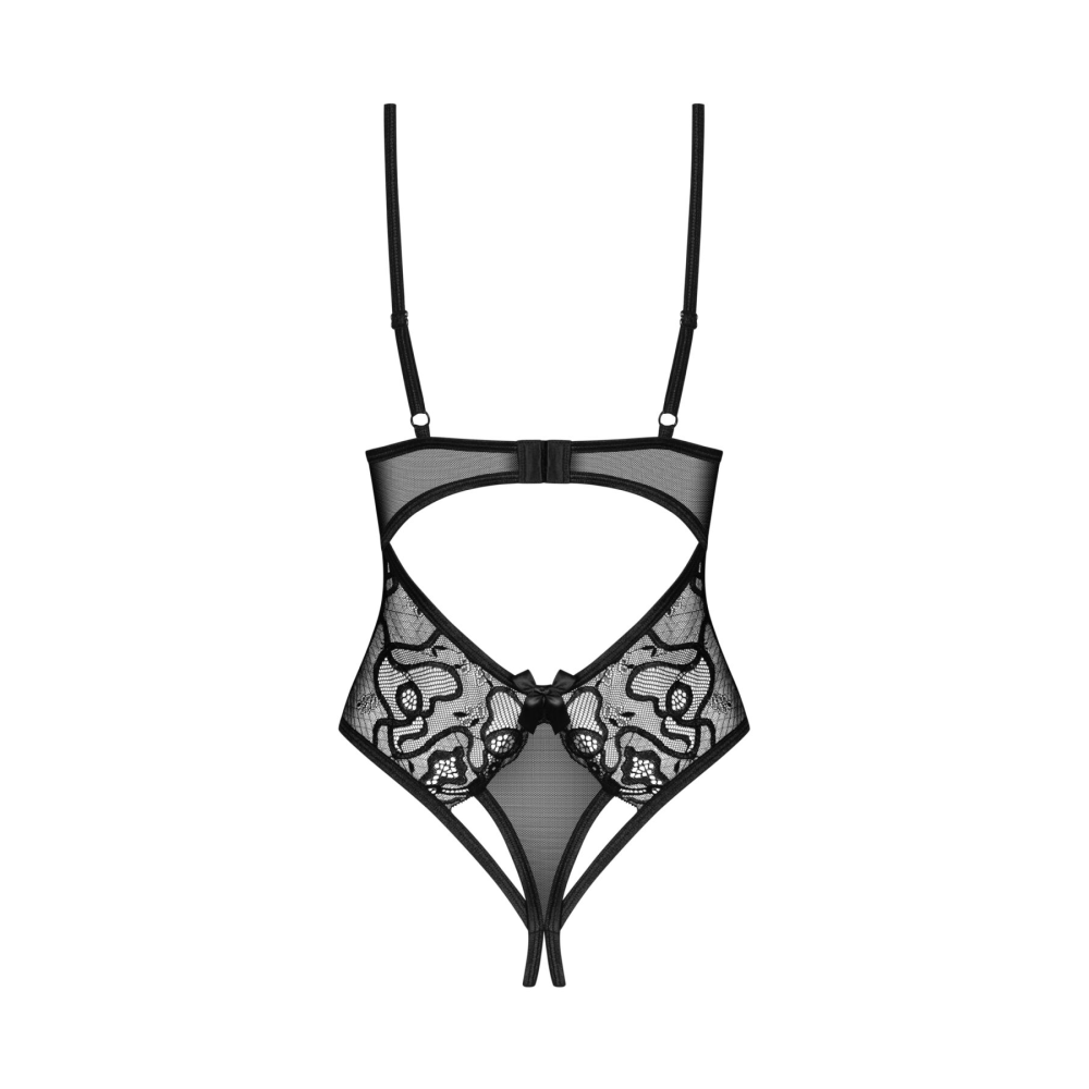 Боди Obsessive Blomentis crotchless teddy XS/S
