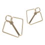 Зажимы для сосков с тяжелой подвеской LOCKINK Nipple Clamps with Heavy Pendant - Golden