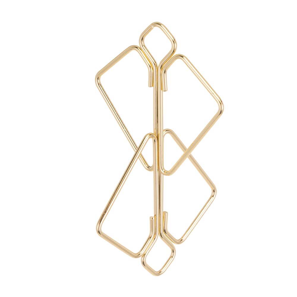 Зажимы для сосков с тяжелой подвеской LOCKINK Nipple Clamps with Heavy Pendant - Golden