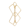 Зажимы для сосков с тяжелой подвеской LOCKINK Nipple Clamps with Heavy Pendant - Golden