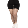Чулки Leg Avenue Industrial Net footless tights Black 1X/2X