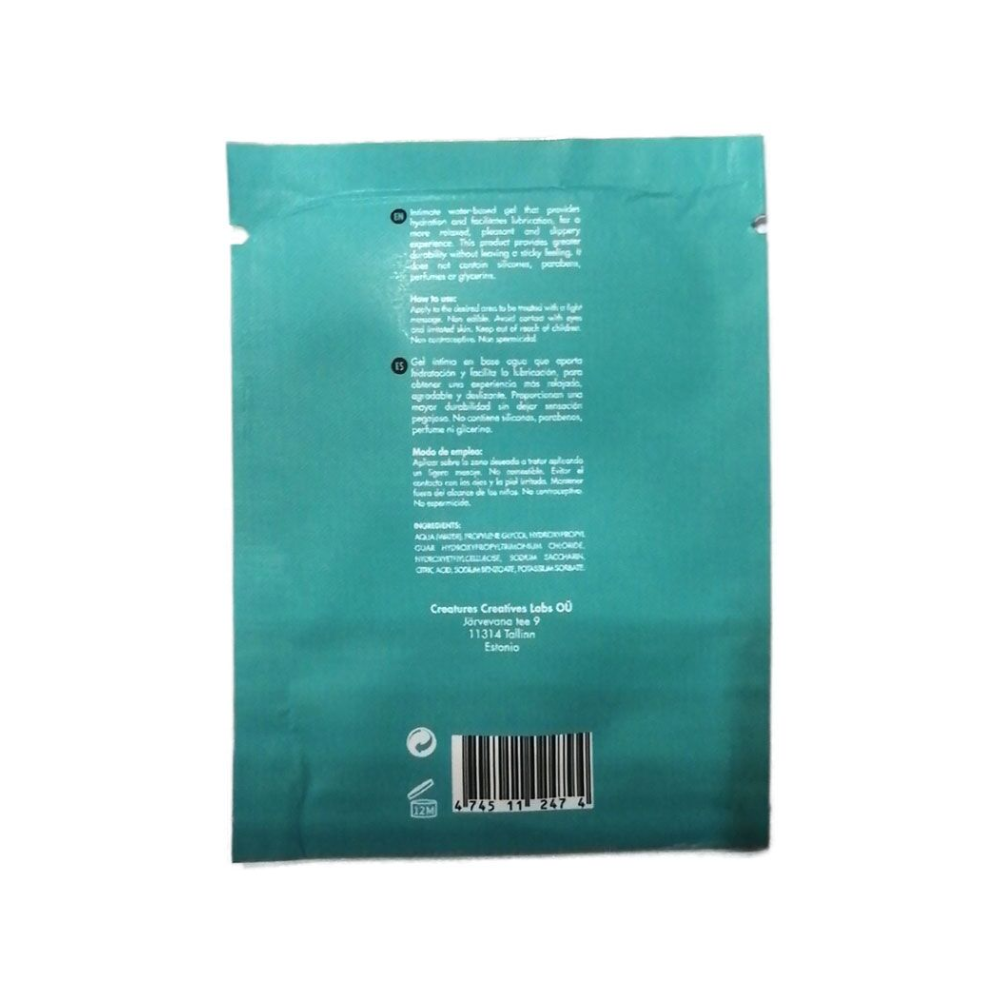 Пробник гель-лубриканта для чувствительной кожи Driminals Natural Pure (4 мл)