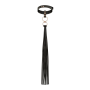 Ошейник с флоггером Rosy Gold - Collar with Flogger - Black