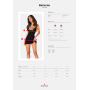 Сорочка Obsessive Bellastia chemise & thong XL/2XL