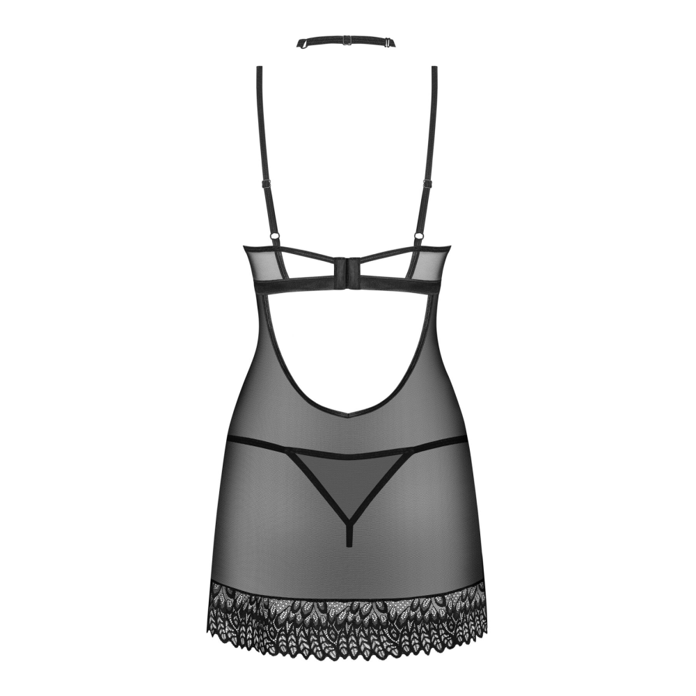Сорочка Obsessive Donarella chemise & thong XL/2XL