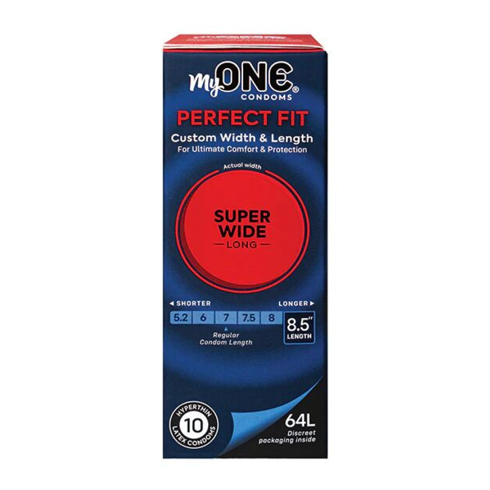 Презервативы MyONE Super Wide & Long 10 шт, картонная коробка
