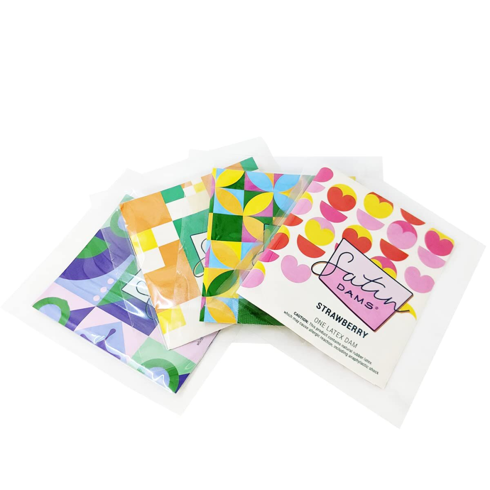 Набор латексных салфеток Satin Dams Assorted 100 шт