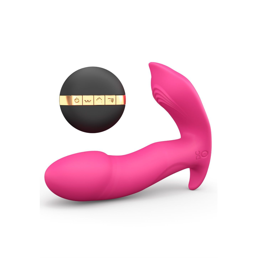 Вибратор Dorcel Secret Clit с подогревом и пультом ДУ, можно под одежду, голосовое управление