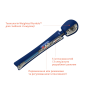 Вибромассажер Fun Factory VIM Vibrating Wand midnight blue, супермощный и легкий, до 6 часов работы