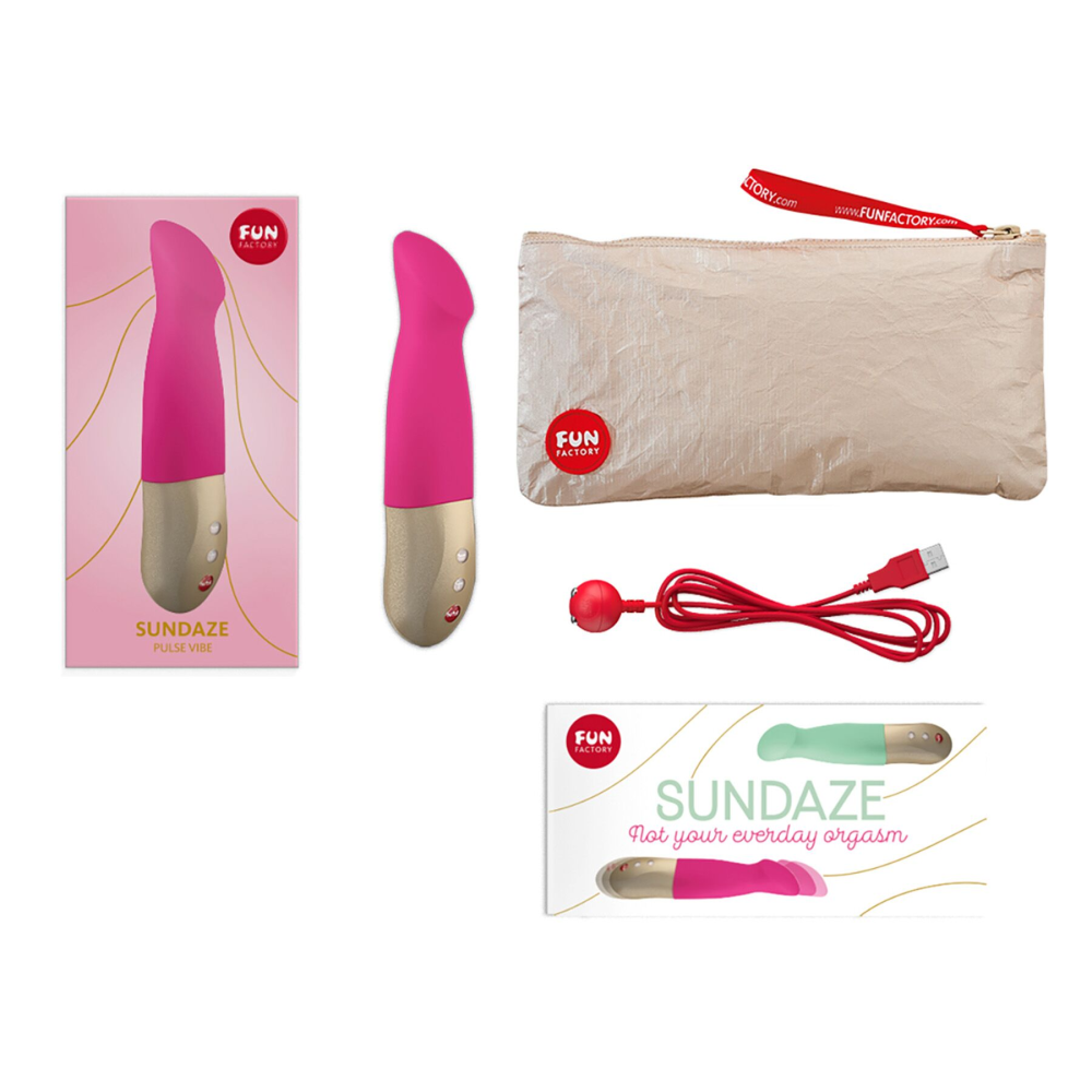 Вибратор-пульсатор Fun Factory SUNDAZE fuchsia pink